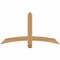 Ekena Millwork Bellingham Timber Gable Bracket, Western Red Cedar, 48"W x 26"H x 3 1/2"D x 3 1/2"F, 13/12 Pitch GBW048X26X0404BEL00SWR - alternate 1